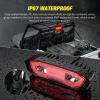 imageNilight 6Inch Oval Tail Light 2PCS 35LED Arrow Red Running Stop Brake Lights Surface Mount Waterproof for 12V Caravan Truck RV Camper Trailer BusUTV LED Chase Brake Light 1PCS