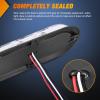 imageNilight 6Inch Oval Tail Light 2PCS 35LED Arrow Red Running Stop Brake Lights Surface Mount Waterproof for 12V Caravan Truck RV Camper Trailer BusWhite Lights Screws 2PCS