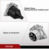 imageNilight 7 Way to 4Way Flat Blade Trailer Adapter Waterproof Rugged Nylon Housing 7 Pin to 4pin Wiring Connector7Pin Female Plug