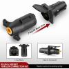 imageNilight 7 Way to 4Way Flat Blade Trailer Adapter Waterproof Rugged Nylon Housing 7 Pin to 4pin Wiring Connector7Pin Male  Female Plug