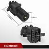 imageNilight 7 Way to 4Way Flat Blade Trailer Adapter Waterproof Rugged Nylon Housing 7 Pin to 4pin Wiring Connector7Pin to 45Pin Trailer Adapter