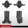 imageNilight 7 Way to 4Way Flat Blade Trailer Adapter Waterproof Rugged Nylon Housing 7 Pin to 4pin Wiring Connector7Pin to 5Pin Trailer Adapter