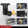 imageNilight 7 Way to 4Way Flat Blade Trailer Adapter Waterproof Rugged Nylon Housing 7 Pin to 4pin Wiring ConnectorRV Standard 7 Way Plug