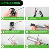 imageNilight 7 Way to 4Way Flat Blade Trailer Adapter Waterproof Rugged Nylon Housing 7 Pin to 4pin Wiring ConnectorSAE J560 Plug