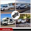 imageNilight 7 Way to 4Way Flat Blade Trailer Adapter Waterproof Rugged Nylon Housing 7 Pin to 4pin Wiring ConnectorTraditional 7 Way