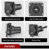 imageNilight 7 Way to 4Way Flat Blade Trailer Adapter Waterproof Rugged Nylon Housing 7 Pin to 4pin Wiring ConnectorUSCAR to 7 Way Trailer Adapter