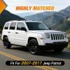 imageNilight JK Side Marker Light 8LED Smoked Lens Amber Front Fender Indicator Turn Signals Lights IP67 Waterproof Clearance Lamp Compatible with 20072017 Wrangler JKUJeep Patriot Passenger Side Signals LightAmber