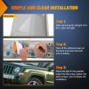 imageNilight JK Side Marker Light 8LED Smoked Lens Amber Front Fender Indicator Turn Signals Lights IP67 Waterproof Clearance Lamp Compatible with 20072017 Wrangler JKUJeep Patriot Driver Side Signals LightAmber
