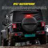 imageNilight JK Side Marker Light 8LED Smoked Lens Amber Front Fender Indicator Turn Signals Lights IP67 Waterproof Clearance Lamp Compatible with 20072017 Wrangler JKUJL 20182026 Third Brake Light