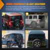 imageNilight JK Side Marker Light 8LED Smoked Lens Amber Front Fender Indicator Turn Signals Lights IP67 Waterproof Clearance Lamp Compatible with 20072017 Wrangler JKUJL 20182026 Tail Light