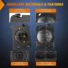 imageNilight JK Side Marker Light 8LED Smoked Lens Amber Front Fender Indicator Turn Signals Lights IP67 Waterproof Clearance Lamp Compatible with 20072017 Wrangler JKUJK 20072017 Side Marker Light