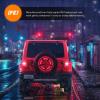 imageNilight JK Side Marker Light 8LED Smoked Lens Amber Front Fender Indicator Turn Signals Lights IP67 Waterproof Clearance Lamp Compatible with 20072017 Wrangler JKUJL 20182025 Tire Brake Light