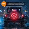 imageNilight JK Side Marker Light 8LED Smoked Lens Amber Front Fender Indicator Turn Signals Lights IP67 Waterproof Clearance Lamp Compatible with 20072017 Wrangler JKUJK 20072017 Tire Brake Light
