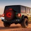 imageNilight JK Side Marker Light 8LED Smoked Lens Amber Front Fender Indicator Turn Signals Lights IP67 Waterproof Clearance Lamp Compatible with 20072017 Wrangler JKUJL 20182026 Tire Brake Light Double Row