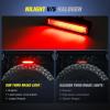 imageNilight JK Side Marker Light 8LED Smoked Lens Amber Front Fender Indicator Turn Signals Lights IP67 Waterproof Clearance Lamp Compatible with 20072017 Wrangler JKUJL 20182026 Third Brake Light