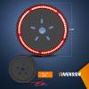 imageNilight JK Side Marker Light 8LED Smoked Lens Amber Front Fender Indicator Turn Signals Lights IP67 Waterproof Clearance Lamp Compatible with 20072017 Wrangler JKUJK 20072017 Tire Brake Light