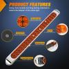 imageNilight LED Tail Light 2PCS 17 Inch 40LED Red Running Tail Stop Brake Lights wChrome Bezel Waterproof Surface Mount for 12V Towing Trailer Truck RV Camper Boat2Pcs 17 Amber 40LED wchrome bezel