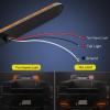 imageNilight LED Tail Light 2PCS 17 Inch 40LED Red Running Tail Stop Brake Lights wChrome Bezel Waterproof Surface Mount for 12V Towing Trailer Truck RV Camper Boat2Pcs 16 Amber 11LED