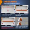 imageNilight LED Tail Light 2PCS 17 Inch 40LED Red Running Tail Stop Brake Lights wChrome Bezel Waterproof Surface Mount for 12V Towing Trailer Truck RV Camper Boat2Pcs 17 Amber 40LED wchrome bezel