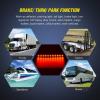 imageNilight LED Tail Light 2PCS 17 Inch 40LED Red Running Tail Stop Brake Lights wChrome Bezel Waterproof Surface Mount for 12V Towing Trailer Truck RV Camper Boat2Pcs 16 Red 11LED