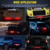 imageNilight LED Tail Light 2PCS 17 Inch 40LED Red Running Tail Stop Brake Lights wChrome Bezel Waterproof Surface Mount for 12V Towing Trailer Truck RV Camper Boat1Pc 16 Red 12LED