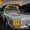 imageNilight Trailer Tail Light 2PCS 6Inch Oval 23 LED Red Amber Chrome Frame Marker Clearance Stop Brake Turn Signal Running Taillight IP67 Waterproof for Trailer Truck Pickup Camper RV2Pcs Amber 24Led Lights