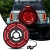 imageNilight JK Side Marker Light 8LED Smoked Lens Amber Front Fender Indicator Turn Signals Lights IP67 Waterproof Clearance Lamp Compatible with 20072017 Wrangler JKUFord Bronco 20212023 Tire Brake Light