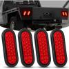 4Pcs Red 24Led Lights
