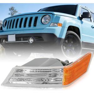 imageNilight JK Side Marker Light 8LED Smoked Lens Amber Front Fender Indicator Turn Signals Lights IP67 Waterproof Clearance Lamp Compatible with 20072017 Wrangler JKUJeep Patriot Driver Side Signals LightAmber