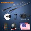 imageNilight LED Whip Light 1 PC 5FT COB RGB Spiral Lighted Antenna with Spring Base Bluetooth App amp Remote Control DIY Chasing Patterns amp Music Sync Safety Whips for ATV UTV RZR Polaris CanAm TruckRGBRemote Control