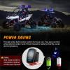 imageNilight LED Whip Light 1 PC 5FT COB RGB Spiral Lighted Antenna with Spring Base Bluetooth App amp Remote Control DIY Chasing Patterns amp Music Sync Safety Whips for ATV UTV RZR Polaris CanAm TruckRGB FatRemote APP Control