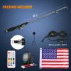 imageNilight LED Whip Light 1 PC 5FT COB RGB Spiral Lighted Antenna with Spring Base Bluetooth App amp Remote Control DIY Chasing Patterns amp Music Sync Safety Whips for ATV UTV RZR Polaris CanAm TruckRGBRemote Control