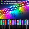 imageNilight LED Whip Light 1 PC 5FT COB RGB Spiral Lighted Antenna with Spring Base Bluetooth App amp Remote Control DIY Chasing Patterns amp Music Sync Safety Whips for ATV UTV RZR Polaris CanAm TruckRGB FatRemote APP Control