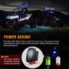 imageNilight LED Whip Light 1 PC 5FT COB RGB Spiral Lighted Antenna with Spring Base Bluetooth App amp Remote Control DIY Chasing Patterns amp Music Sync Safety Whips for ATV UTV RZR Polaris CanAm TruckRGB FatRemote APP Control