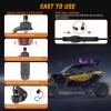 imageNilight LED Whip Light 1 PC 5FT COB RGB Spiral Lighted Antenna with Spring Base Bluetooth App amp Remote Control DIY Chasing Patterns amp Music Sync Safety Whips for ATV UTV RZR Polaris CanAm TruckRGB FatRemote APP Control