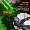 imageNilight LED Whip Light 1 PC 5FT COB RGB Spiral Lighted Antenna with Spring Base Bluetooth App amp Remote Control DIY Chasing Patterns amp Music Sync Safety Whips for ATV UTV RZR Polaris CanAm TruckRGBRemote Control