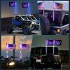 imageNilight LED Whip Light 1 PC 5FT COB RGB Spiral Lighted Antenna with Spring Base Bluetooth App amp Remote Control DIY Chasing Patterns amp Music Sync Safety Whips for ATV UTV RZR Polaris CanAm TruckRGB COBRemote APP Control