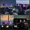 imageNilight LED Whip Light 1 PC 5FT COB RGB Spiral Lighted Antenna with Spring Base Bluetooth App amp Remote Control DIY Chasing Patterns amp Music Sync Safety Whips for ATV UTV RZR Polaris CanAm TruckRGB COBRemote APP Control