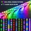 imageNilight LED Whip Light 1 PC 5FT COB RGB Spiral Lighted Antenna with Spring Base Bluetooth App amp Remote Control DIY Chasing Patterns amp Music Sync Safety Whips for ATV UTV RZR Polaris CanAm TruckRGBRemote Control