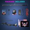 imageNilight LED Whip Light 1 PC 5FT COB RGB Spiral Lighted Antenna with Spring Base Bluetooth App amp Remote Control DIY Chasing Patterns amp Music Sync Safety Whips for ATV UTV RZR Polaris CanAm TruckRGB COBRemote APP Control