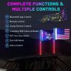 imageNilight LED Whip Light 1 PC 5FT COB RGB Spiral Lighted Antenna with Spring Base Bluetooth App amp Remote Control DIY Chasing Patterns amp Music Sync Safety Whips for ATV UTV RZR Polaris CanAm TruckRGB COBRemote APP Control