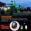 imageNilight LED Whip Light 1 PC 5FT COB RGB Spiral Lighted Antenna with Spring Base Bluetooth App amp Remote Control DIY Chasing Patterns amp Music Sync Safety Whips for ATV UTV RZR Polaris CanAm TruckRGBRemote Control