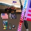 imageNilight LED Whip Light 1 PC 5FT COB RGB Spiral Lighted Antenna with Spring Base Bluetooth App amp Remote Control DIY Chasing Patterns amp Music Sync Safety Whips for ATV UTV RZR Polaris CanAm TruckRGB COBRemote APP Control