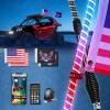 imageNilight LED Whip Light 1 PC 5FT COB RGB Spiral Lighted Antenna with Spring Base Bluetooth App amp Remote Control DIY Chasing Patterns amp Music Sync Safety Whips for ATV UTV RZR Polaris CanAm TruckRGB COBRemote APP Control