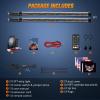 imageNilight LED Whip Light 1 PC 5FT COB RGB Spiral Lighted Antenna with Spring Base Bluetooth App amp Remote Control DIY Chasing Patterns amp Music Sync Safety Whips for ATV UTV RZR Polaris CanAm TruckRGB FatRemote APP Control