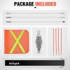 imageNilight Safety Flag with QuickConnect Spring Base amp Carry Bag Adjustable Height 34FT 66FT 10FT 118x118 Heavy Duty PVC Reflective Flag for ATV UTV Offroad Jeep Truck Dune Buggy Boat 4x4s SxS