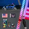 imageNilight LED Whip Light 1 PC 5FT COB RGB Spiral Lighted Antenna with Spring Base Bluetooth App amp Remote Control DIY Chasing Patterns amp Music Sync Safety Whips for ATV UTV RZR Polaris CanAm TruckRGB COBRemote APP Control