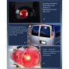 imageNilight Taillight Assembly Compatible with 2003 2004 2005 2006 2007 2008 2009 2010 2011 2012 2013 2014 Chevy Express GMC Savana 1500 20032023 Chevrolet Express GMC Savana 2500 3500 Rear Tail LightChrome Housing