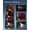 imageNilight Taillight Assembly Compatible with 2003 2004 2005 2006 2007 2008 2009 2010 2011 2012 2013 2014 Chevy Express GMC Savana 1500 20032023 Chevrolet Express GMC Savana 2500 3500 Rear Tail LightBlack Housing