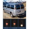 imageNilight Taillight Assembly Compatible with 2003 2004 2005 2006 2007 2008 2009 2010 2011 2012 2013 2014 Chevy Express GMC Savana 1500 20032023 Chevrolet Express GMC Savana 2500 3500 Rear Tail LightBlack Housing
